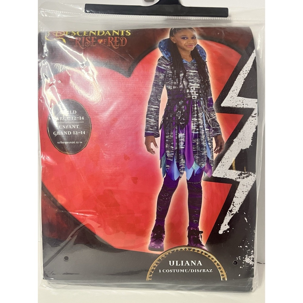 Disney Descendants Rise of Red Uliana Girls Costume 12-14 Halloween NWT